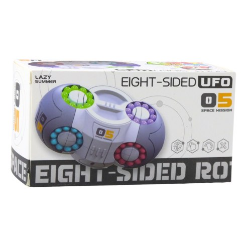 Gra Logiczna Układanka Ufo Magiczna Kapsuła Obrotowa Różowa