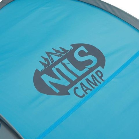 NC3143 BIG NAMIOT PLAŻOWY SAMOROZKŁADAJĄCY NIEBIESKI PODŁOGA NILS CAMP
