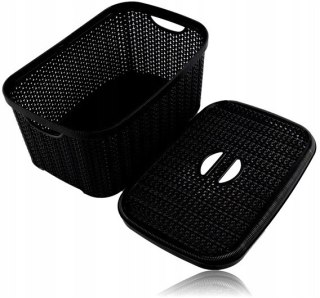 Koszyk z pokrywką KNIT 6 l
