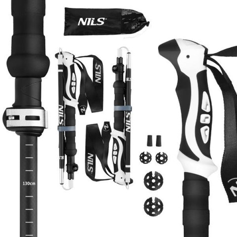 TK8603 KIJE TREKKINGOWE SKŁADANE NILS