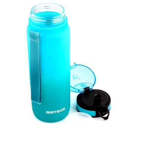 Bidon sportowy Meteor 800 ml błękitny/zielony