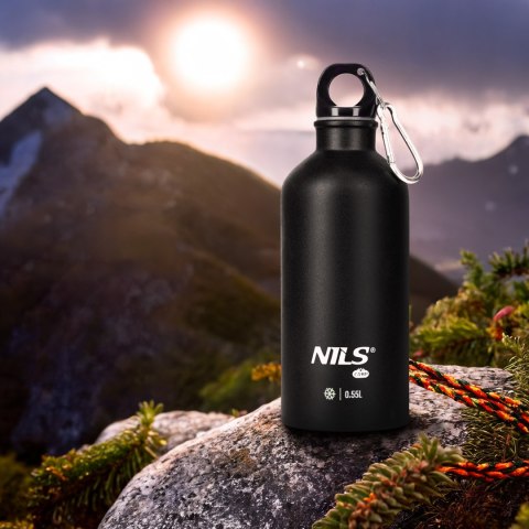 NC3801 BUTELKA TURYSTYCZNA 550ML CZARNA NILS CAMP