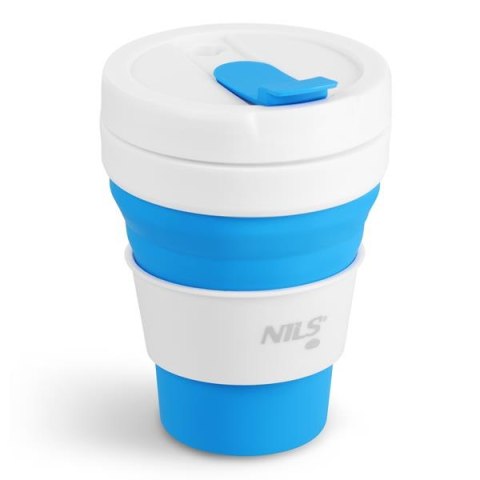 NC4103 KUBEK SILIKONOWY SKŁADANY 475ML NIEBIESKI NILS CAMP