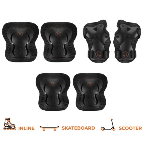 H320 ZESTAW OCHRANIACZY ZŁOTY ROZM. L NILS EXTREME