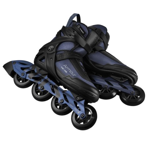 NA22151 ŁYŻWOROLKI ARMOUR GRANATOWE ROZM. 42 NILS EXTREME