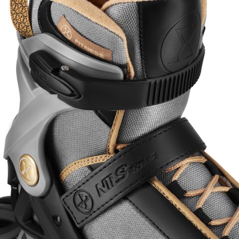 NA22151 ŁYŻWOROLKI ARMOUR SZARE ROZM. 43 NILS EXTREME