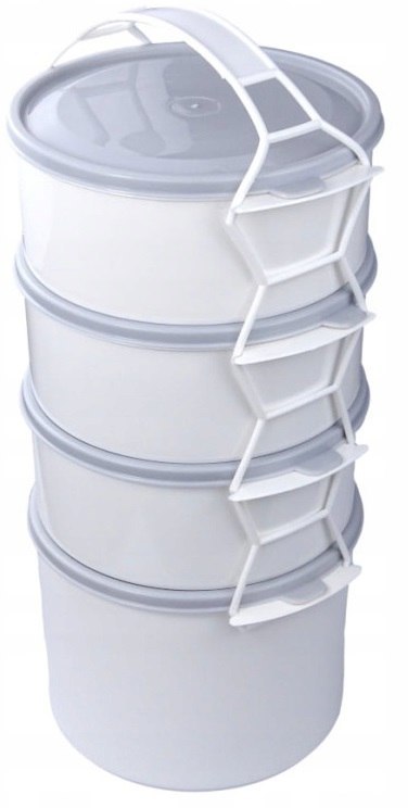 Menażka 4-częściowa 3x1,2l+1,5l