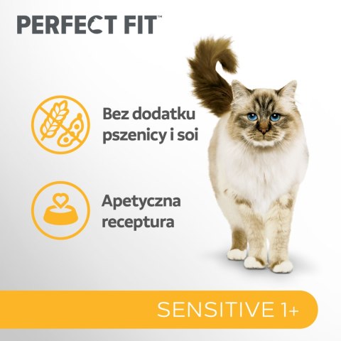 PERFECT FIT Sensitive 1+ Z Indykiem 7kg