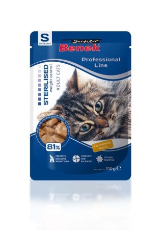CERTECH-SUPER BENEK Sterilised Z Drobiem 100g