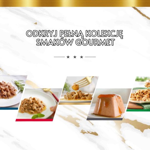 GOURMET Perle karma dla dorosłych kotów Mini Fileciki w sosie 4x85g