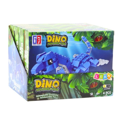 Klocki Konstrukcyjne Zestaw Dinozaur Robot 2w1 148-175 el. Mix