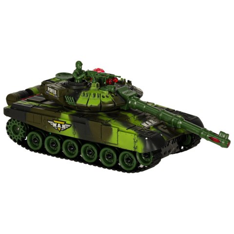 Czołg zdalnie sterowany na pilota RC War Tank 9993 2.4 GHz kamuflaż leśny